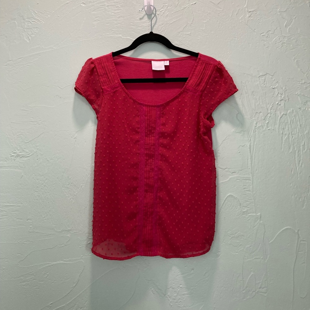 Lauren Conrad
M Pink top
Some pulls on 
Approx 16 A to A
23 S to H